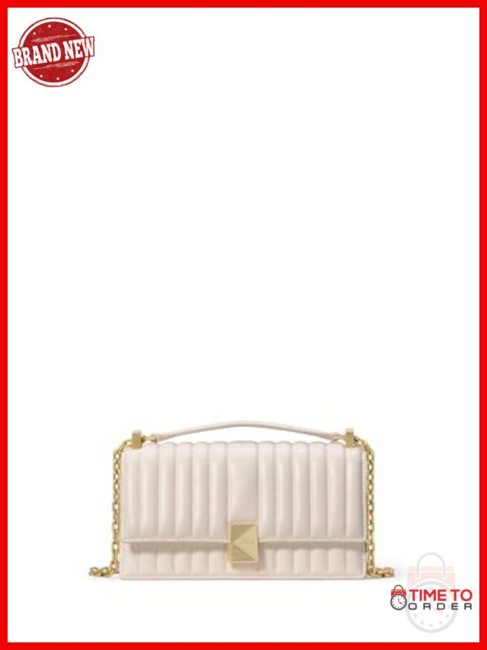 Deco Quilted Leather Mini Flap Chain Crossbody